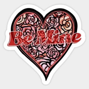 Be Mine Heart Sticker